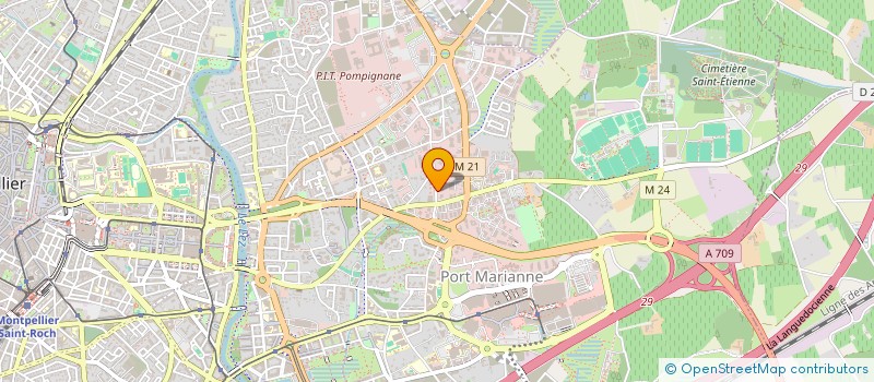 localisation de l'entreprise TM à MONTPELLIER