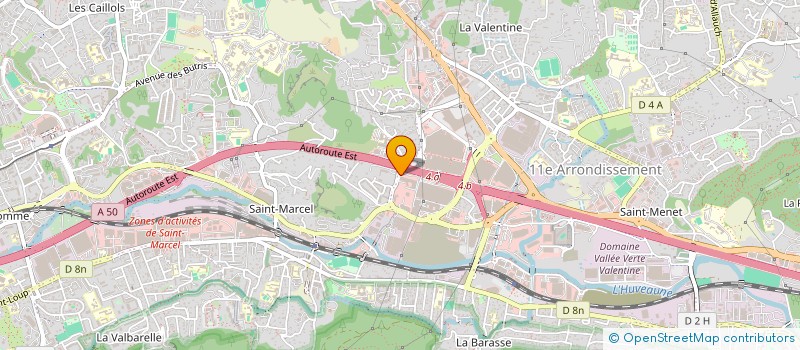 localisation de l'entreprise TM AUTO à MARSEILLE