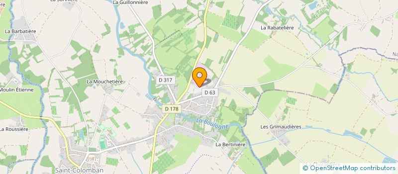 localisation de l'entreprise TM AUTO SERVICE  SAINT-COLOMBAN