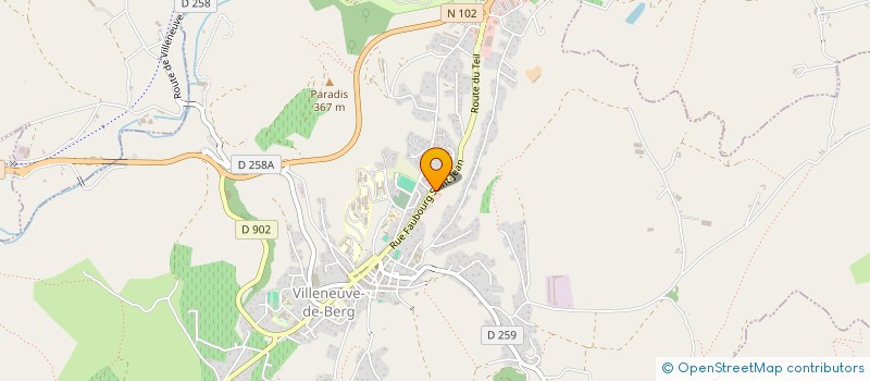 localisation de l'entreprise TM AUZON  VILLENEUVE-DE-BERG