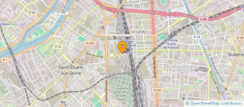 localisation de l'entreprise TM BAT à SAINT-DENIS