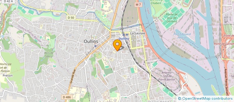 localisation de l'entreprise TM BAT SASU à OULLINS-PIERRE-BENITE