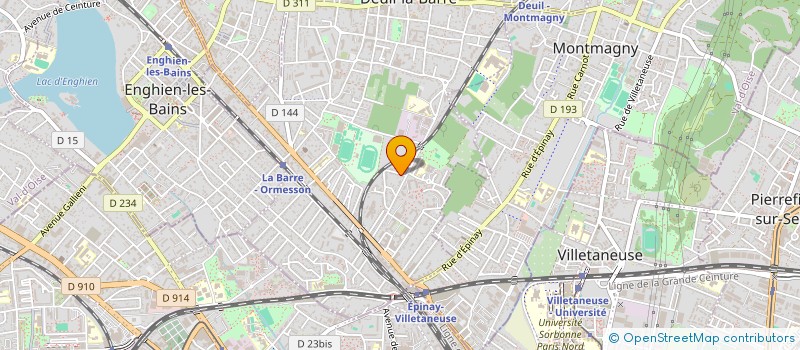 localisation de l'entreprise TM BATIMENT à DEUIL-LA-BARRE