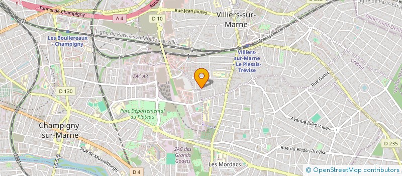 localisation de l'entreprise TM-BRICOSERVICE  VILLIERS-SUR-MARNE