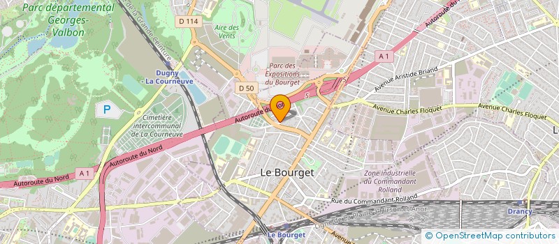 localisation de l'entreprise TM CONFORT à AUBERVILLIERS