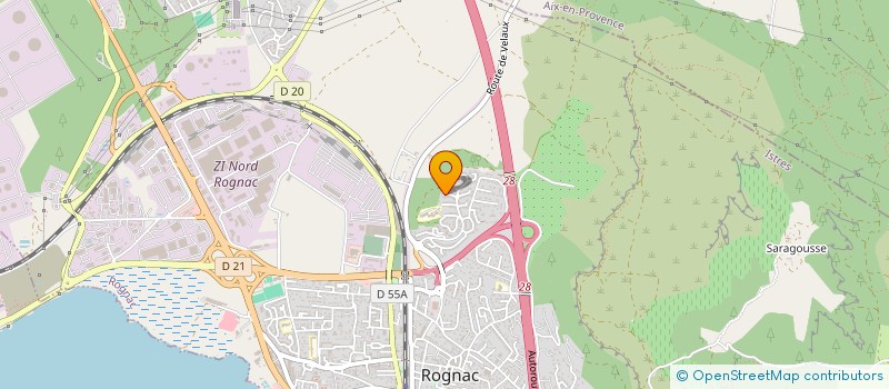 localisation de l'entreprise TM CONSTRUCTION 13  ROGNAC