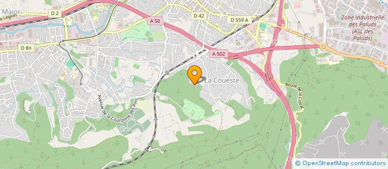 localisation de l'entreprise TM CONSTRUCTION à AUBAGNE