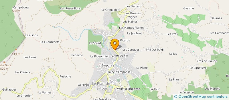 localisation de l'entreprise TM CONSULTING à LE PLAN-DE-LA-TOUR
