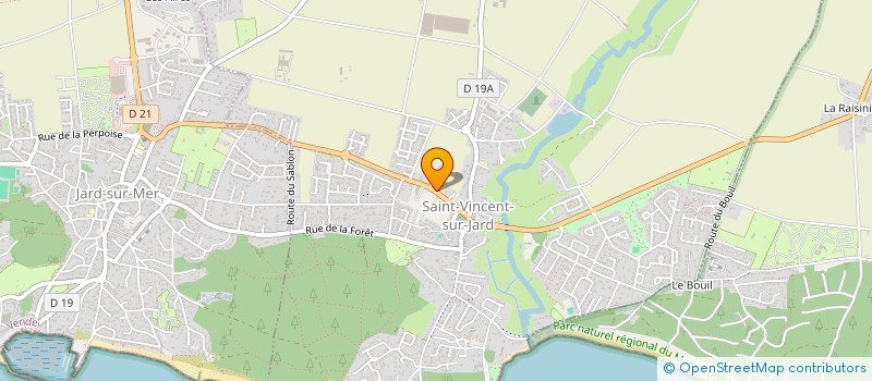 localisation de l'entreprise TM COURTAGE  SAINT-VINCENT-SUR-JARD