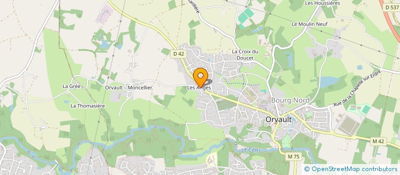localisation de l'entreprise TM DEVELOPPEMENT à ORVAULT