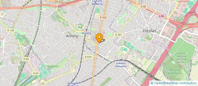 localisation de l'entreprise TM DIGITAL CONSULTING à ANTONY