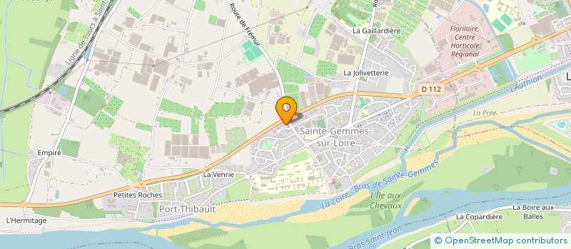 localisation de l'entreprise TM ELEC à SAINTE-GEMMES-SUR-LOIRE