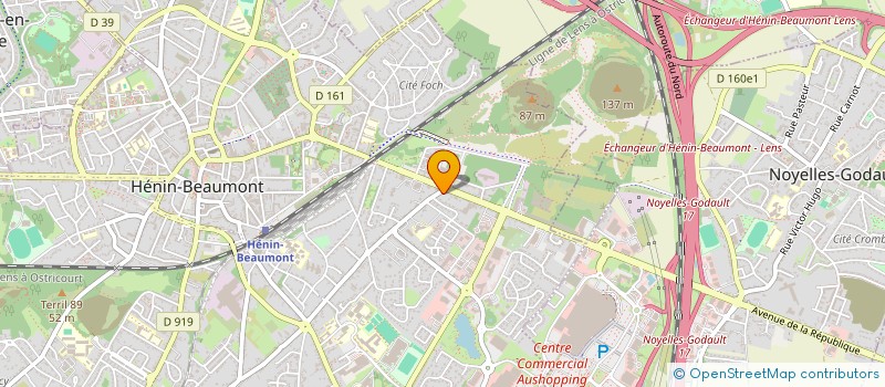 localisation de l'entreprise TM EVIN à HENIN-BEAUMONT