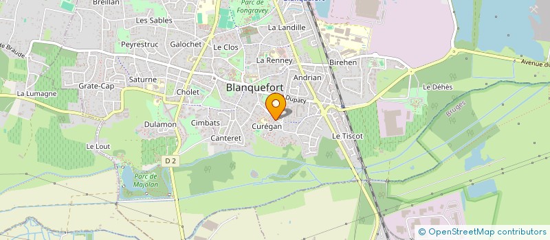 localisation de l'entreprise TM EXPRESS à BLANQUEFORT