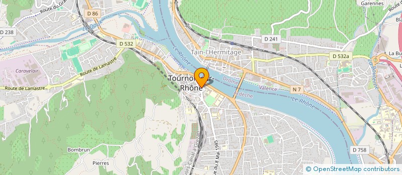 localisation de l'entreprise TM FAMILY à TOURNON-SUR-RHONE