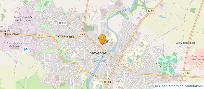 localisation de l'entreprise TM-FER  MAYENNE