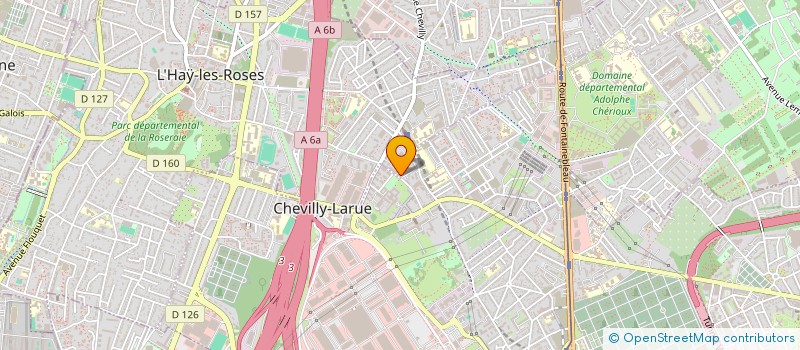 localisation de l'entreprise TM FIBRE à L'HAY-LES-ROSES