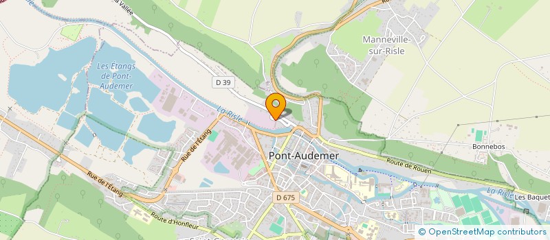 localisation de l'entreprise TM HABITAT à PONT-AUDEMER