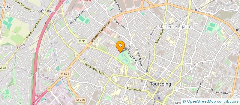 localisation de l'entreprise TM-HOLDING  TOURCOING