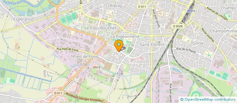 localisation de l'entreprise TM IMMO  NIORT