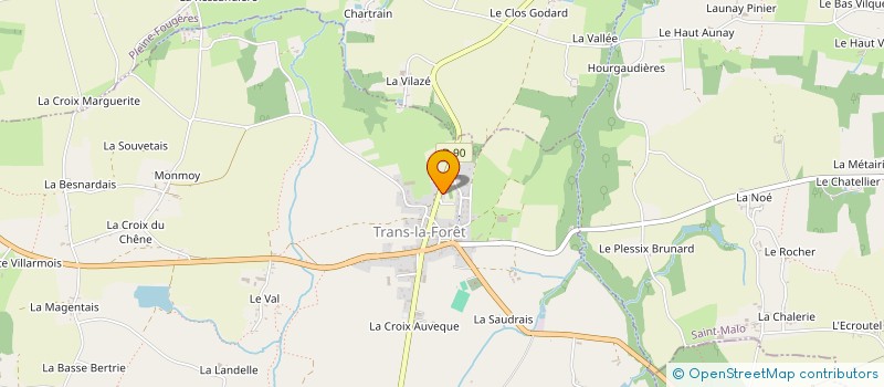 localisation de l'entreprise TM IMMOBILIER  TRANS-LA-FORET