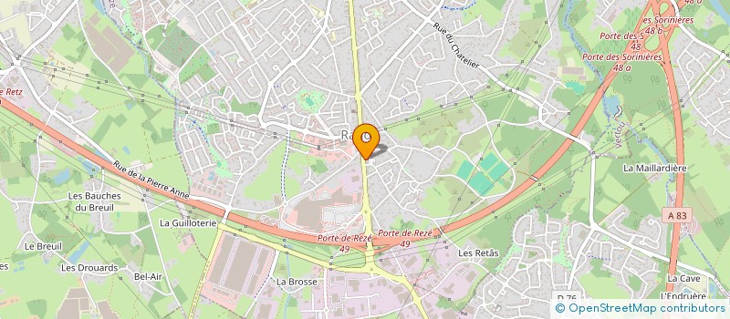 localisation de l'entreprise TM IMMOBILIER à REZE