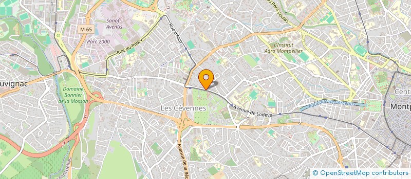 localisation de l'entreprise TM INSTITUTE à MONTPELLIER
