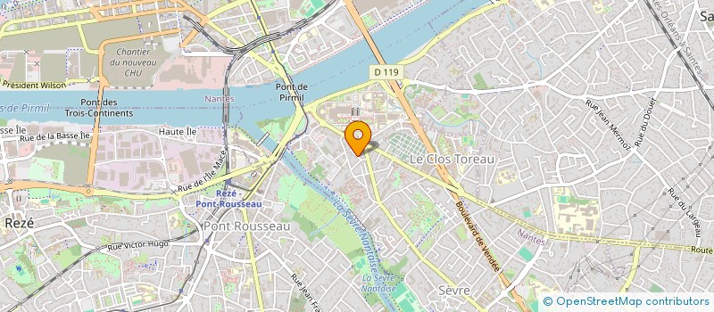 localisation de l'entreprise TM INVEST  NANTES
