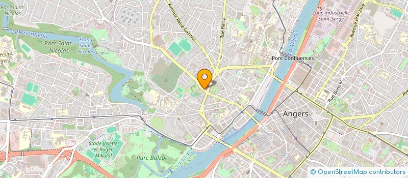 localisation de l'entreprise TM INVEST à ANGERS