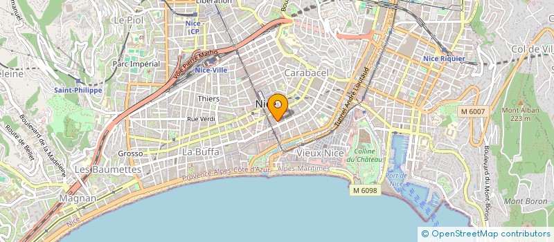 localisation de l'entreprise TM LOC à NICE