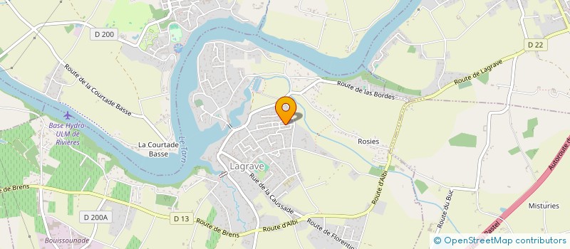 localisation de l'entreprise TM LOCATION  LAGRAVE