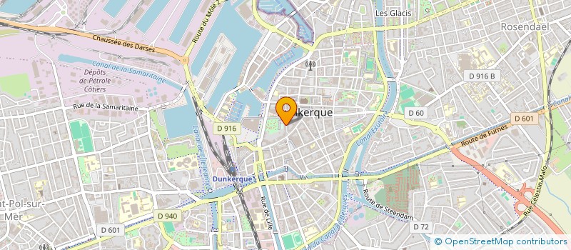 localisation de l'entreprise TM LOOK à DUNKERQUE