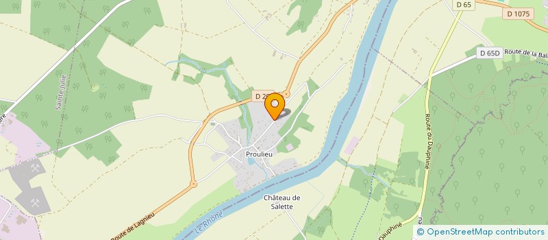 localisation de l'entreprise TM MACONNERIE  LAGNIEU