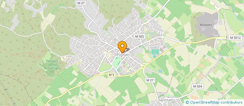 localisation de l'entreprise TM MALOCATION à PIGNAN