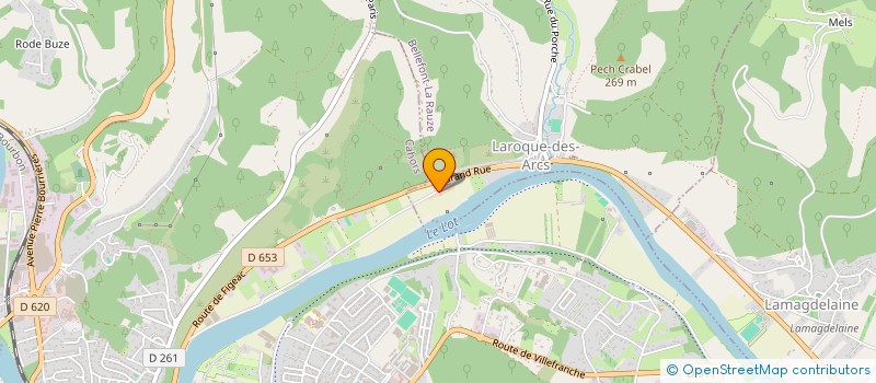 localisation de l'entreprise TM PEINTURE DECO  BELLEFONT-LA RAUZE