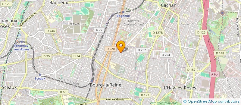 localisation de l'entreprise TM PERFORMANCE à BOURG-LA-REINE