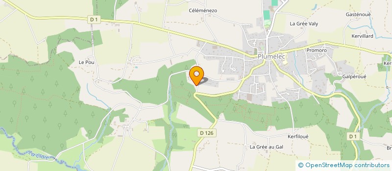 localisation de l'entreprise TM PRESTAGRI  PLUMELEC