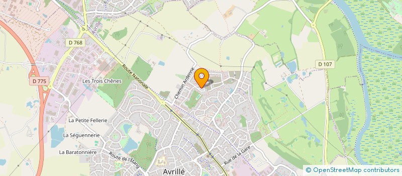 localisation de l'entreprise TM PROJECT  BEAUCOUZE