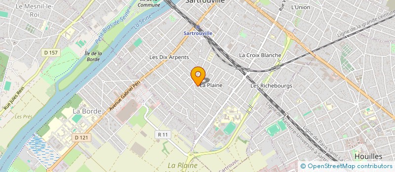 localisation de l'entreprise TM RENOV à SARTROUVILLE