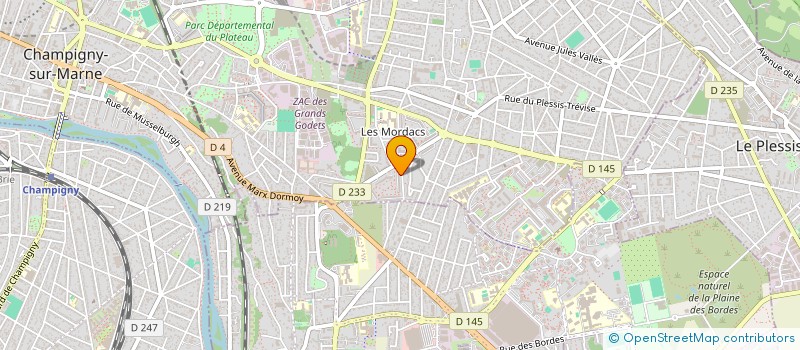 localisation de l'entreprise TM RENOVATION à CHAMPIGNY-SUR-MARNE
