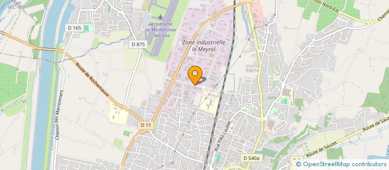 localisation de l'entreprise TM SCOP à MONTELIMAR