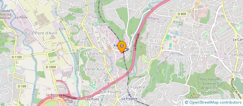 localisation de l'entreprise TM SECURITE à LE CANNET