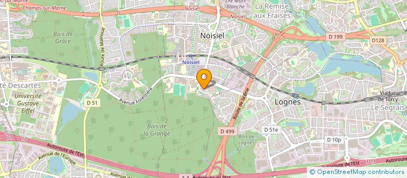 localisation de l'entreprise TM SERVICE à NOISIEL