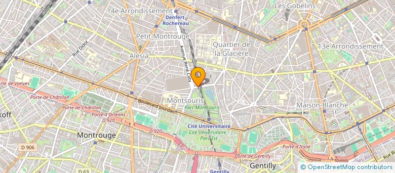 localisation de l'entreprise TM SERVICES à PARIS