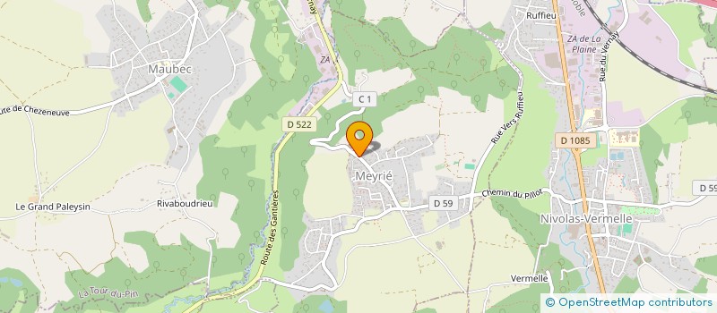 localisation de l'entreprise TM TAXIS  MEYRIE