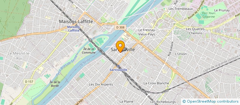 localisation de l'entreprise TM TEACHING  SARTROUVILLE