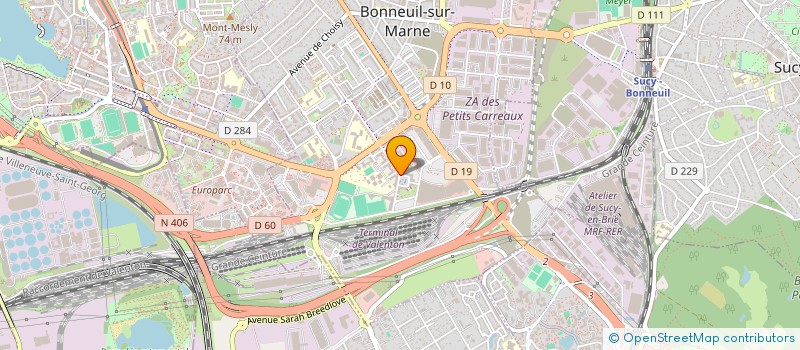 localisation de l'entreprise TM TRANSPORT à BONNEUIL-SUR-MARNE