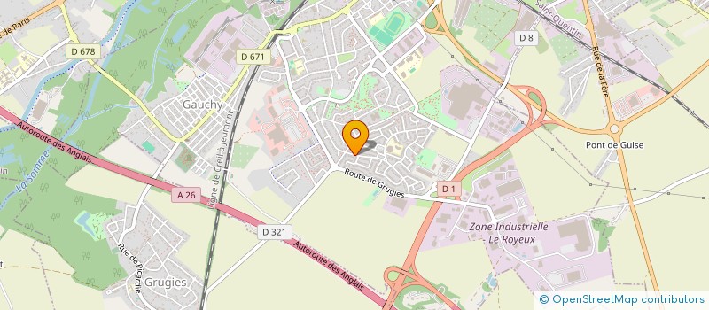 localisation de l'entreprise TM'Z EVENTS à GAUCHY