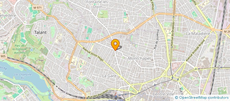 localisation de l'entreprise TM2C FINANCE à DIJON