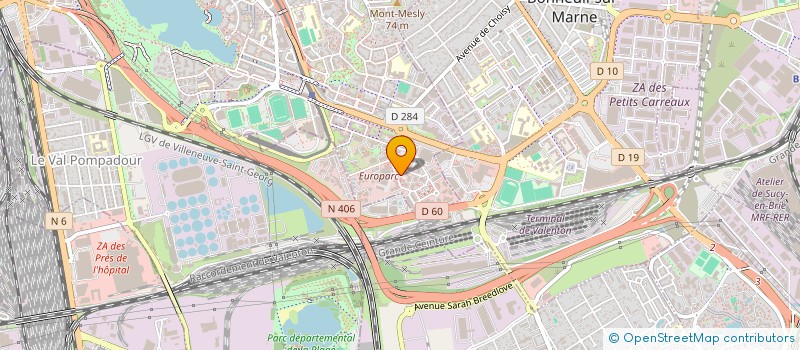 localisation de l'entreprise TM2I GROUP à CRETEIL